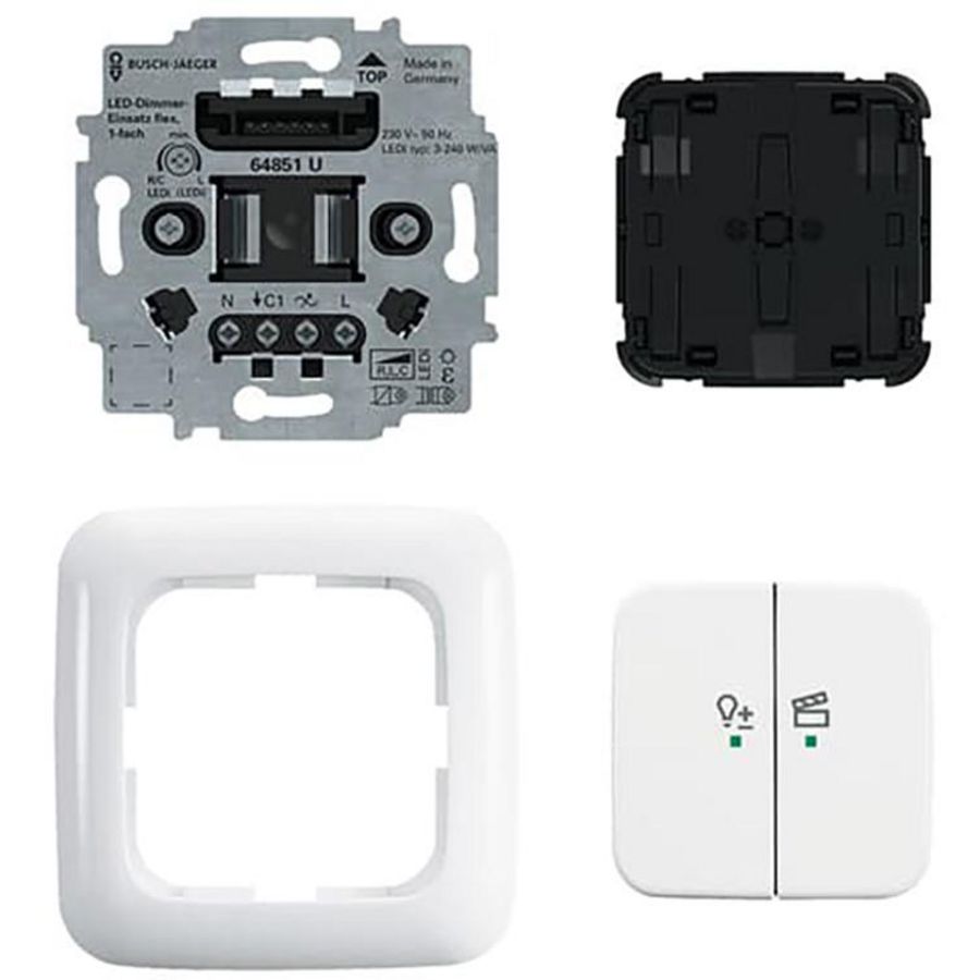 Busch-freehome flex-dimmer set Reflex-214 Wireless (62851 UJ-214-WL)