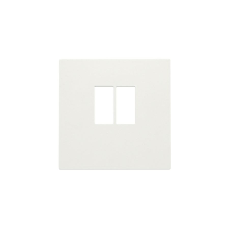 Afwerkingsset enkelvoudige luidsprekeraansl. white