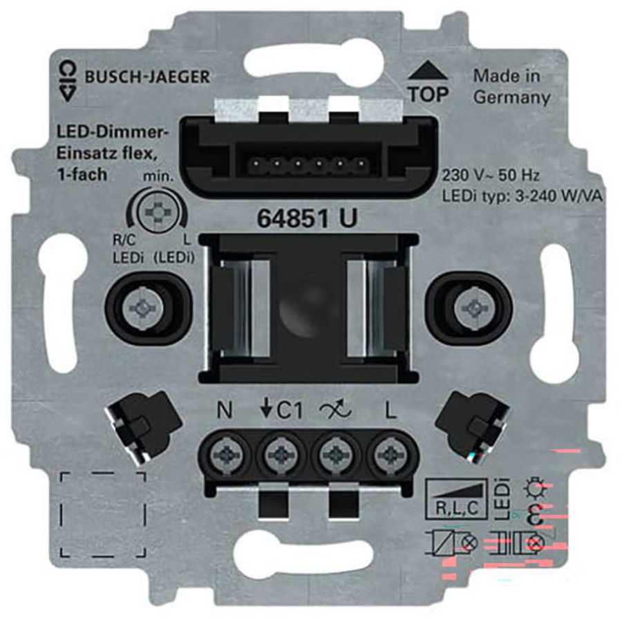 Flex LED-dimmersokkel 1-voudig (64851 U)