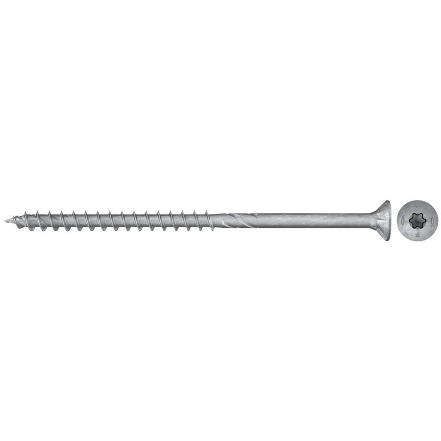 Spaanplaatschroef PowerFast 6,0x180 TX verzonken kop deeldraad VVE=100