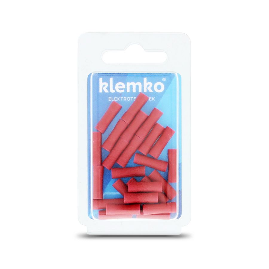 Blister a 25st. geisoleerde parallelverbinder 0,5-1,5mm² PVC