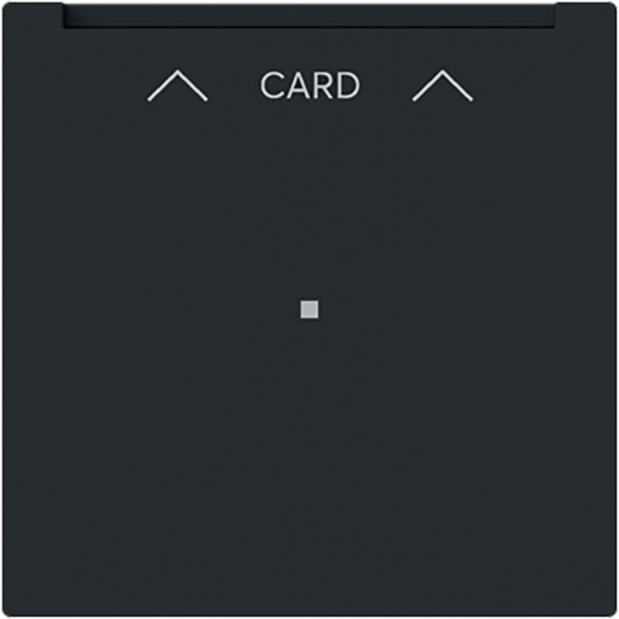Centraalplaat voor card-schakelaar art-matzwart (1792 U-45M)