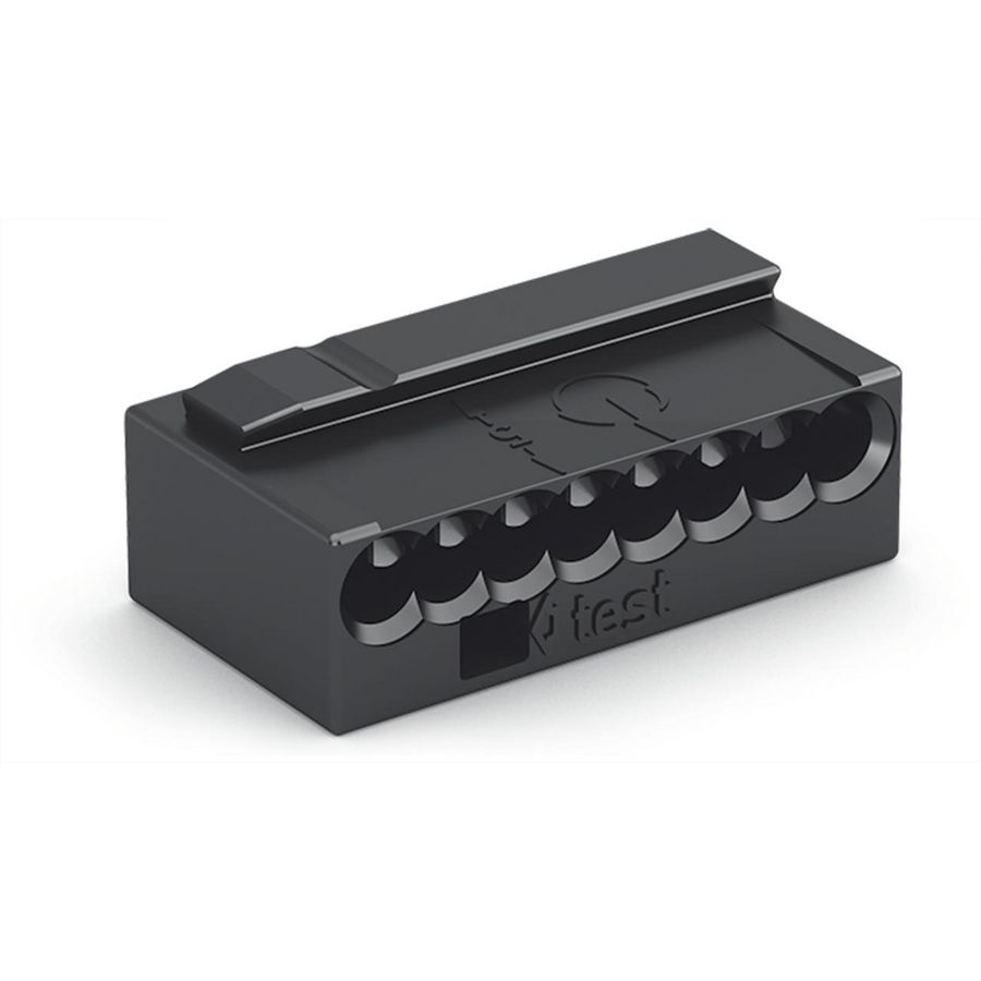 Lasklem 8-voudig 0,6-0,8mm² donkergrijs 243-208 VVE=50