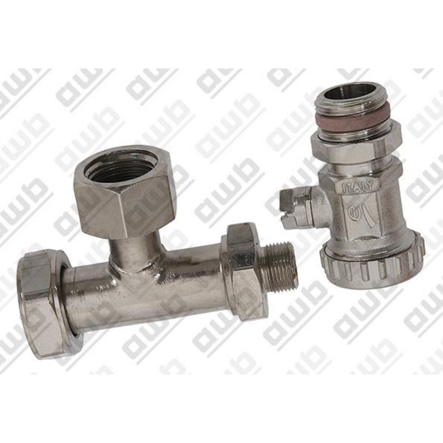 Leiding met aftapkraan