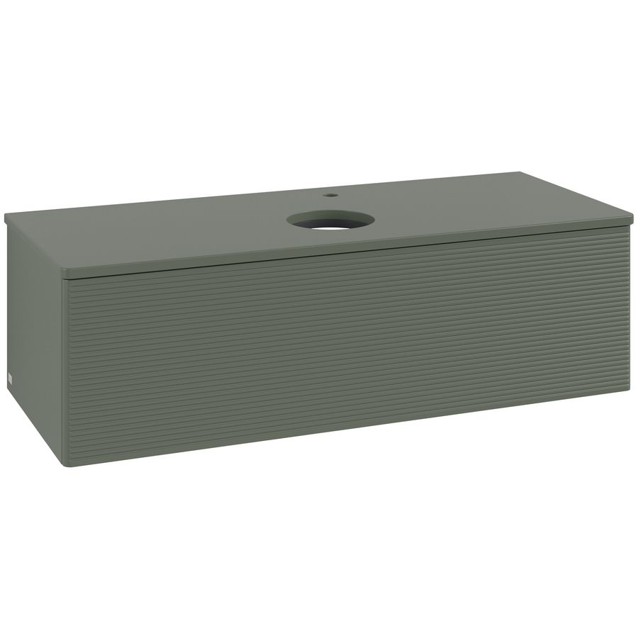 Wastafelonderkast Antao 1200x360x500mm L.Green Matt Lacquer K32150HL