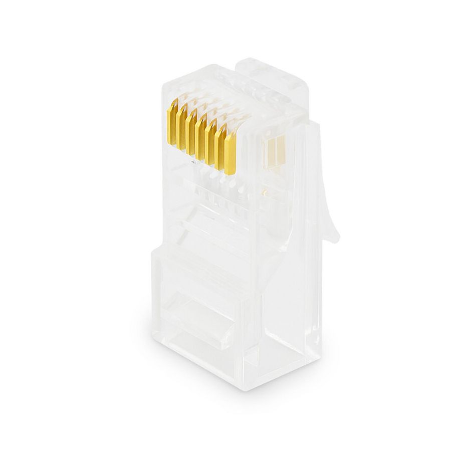 Kist a 25st. Connector 8p8c RJ45 rond massieve kabel