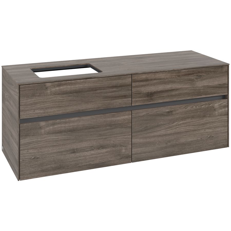 Wastafelonderkast Collaro 1400x548x500mm Sto.Oak C11700RK