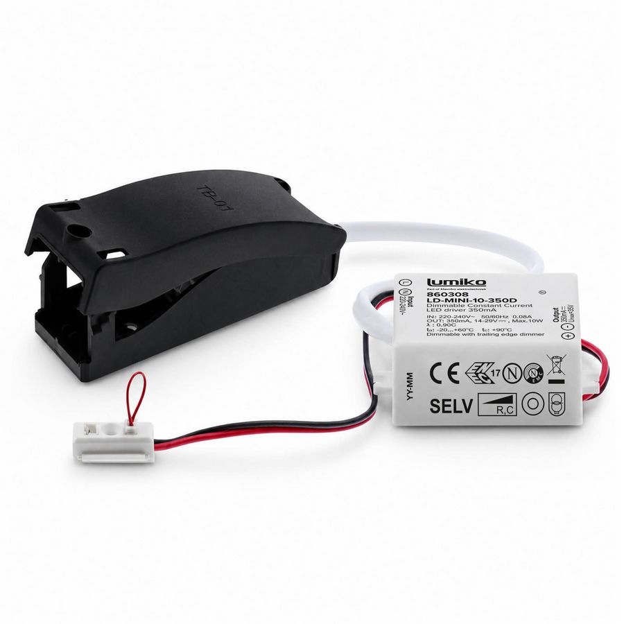 Leddriver constante stroom 350mA 10W incl bekabeling dimbaar