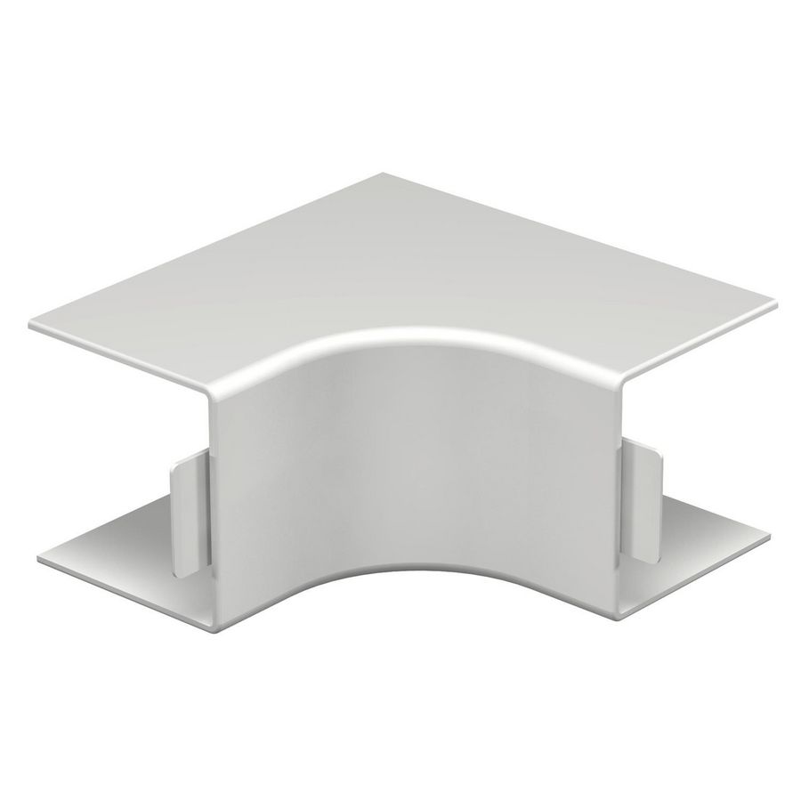 Binnenhoek 60x60mm polyvinylchlorid lichtgrijs VVE=2