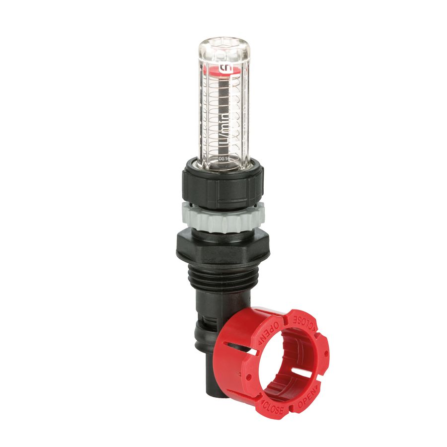 Topmeter Plus Supply kunststof 1/2" 0 - 2,5 l/m