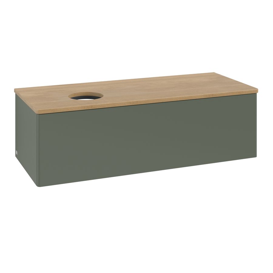 Wastafelonderkast Antao 1200x360x500mm L.Green Matt Lacquer K33011HL