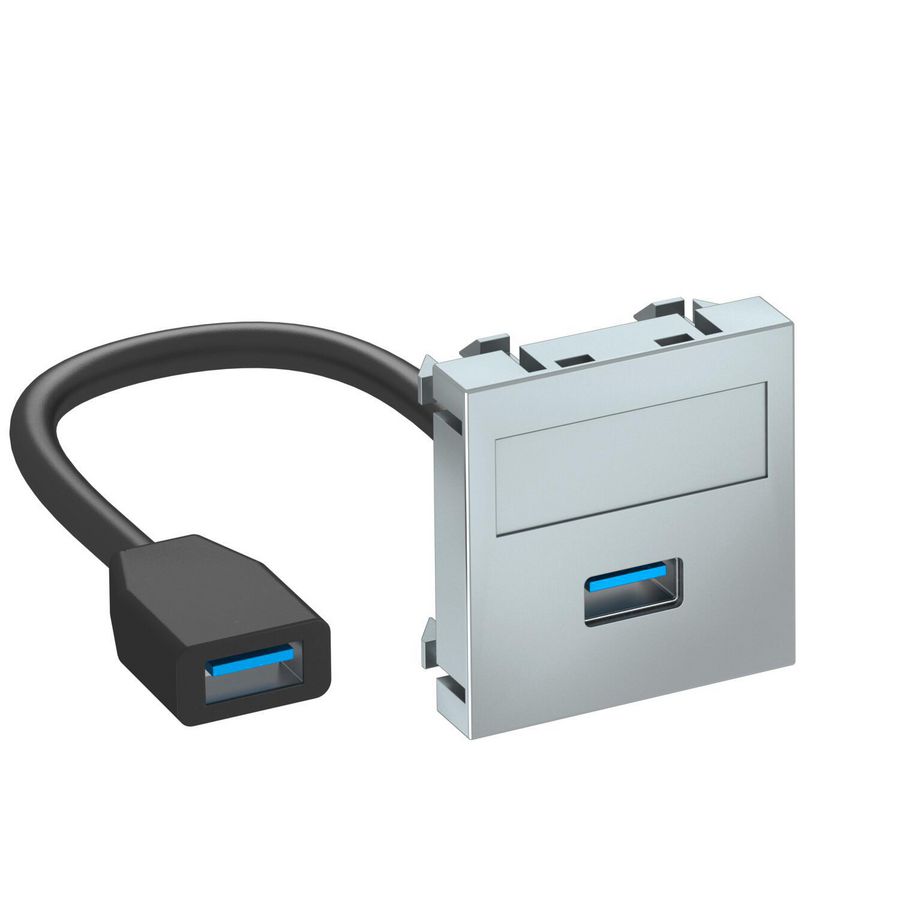 Draagplaat USB 3.0 A-A connector-connector 45x45mm 6104928