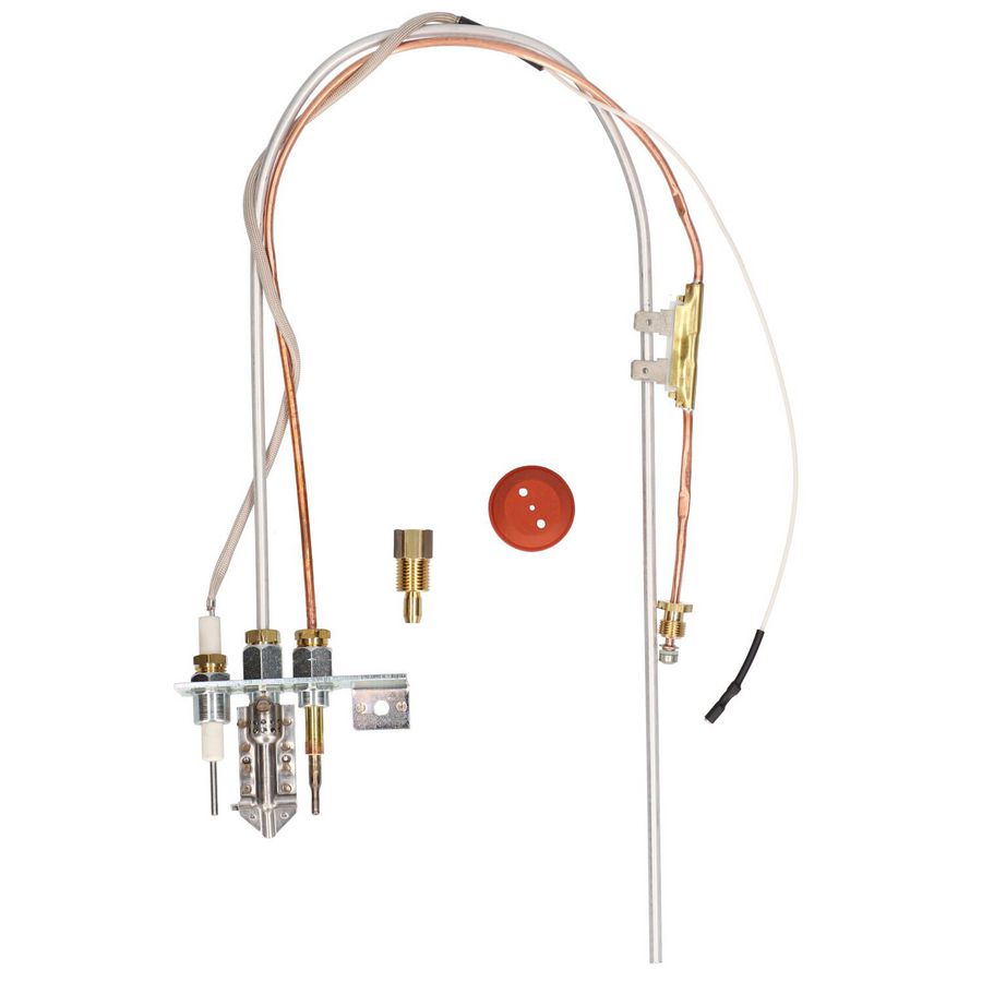 Waakvlambrander compleet met knelfitting gasblok NAT tbv BTL