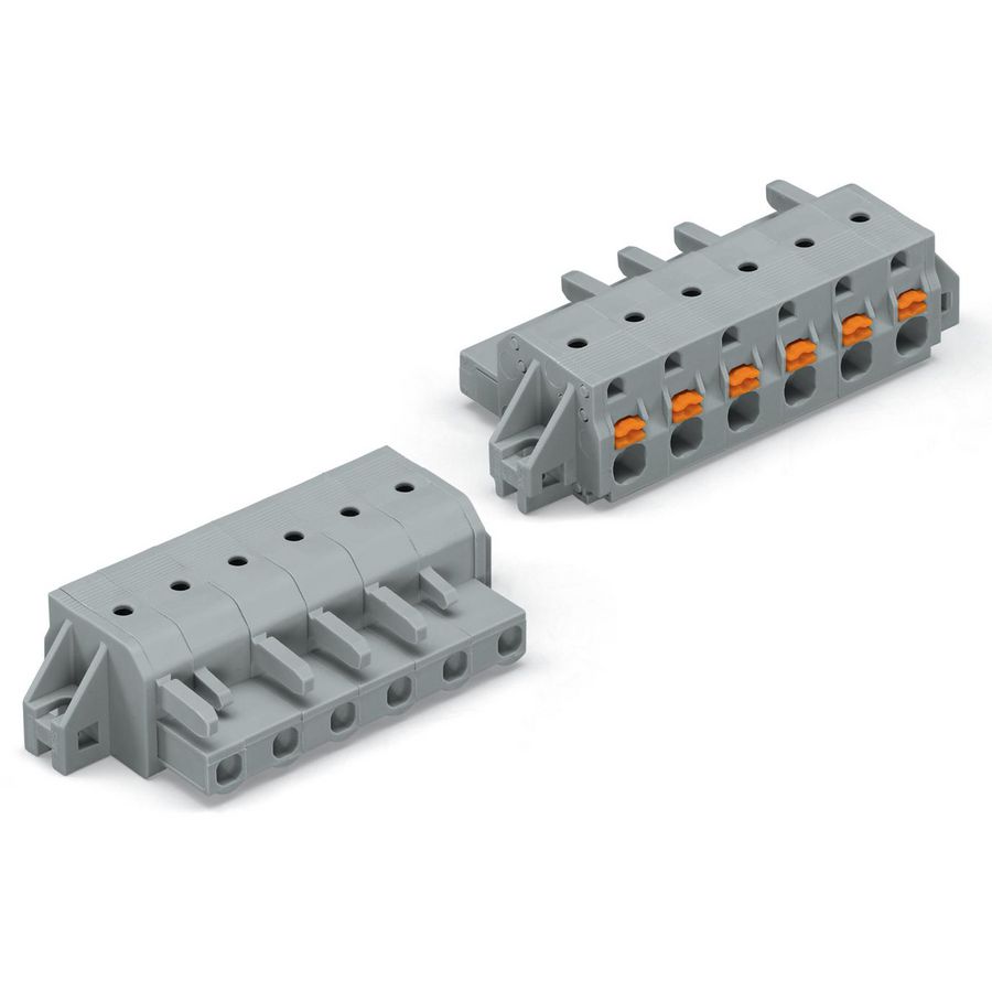 1-draads FE steker Druk grijs 2231-206/031-000 VVE=25