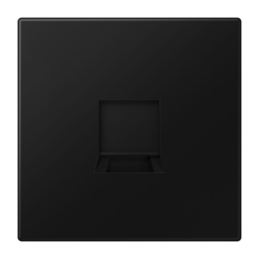 Afdekking LS990 grafi.zwart voor mod.jack 1-voudig