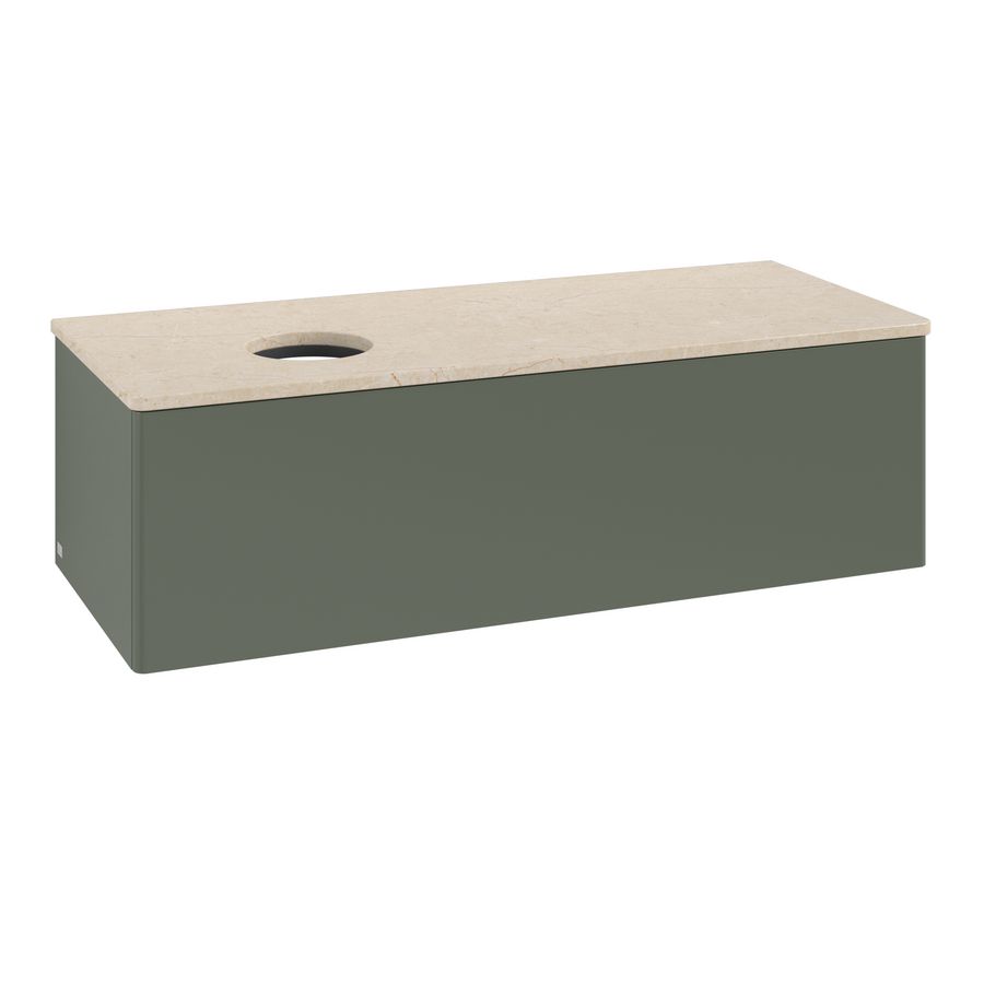 Wastafelonderkast Antao 1200x360x500mm L.Green Matt Lacquer K33013HL