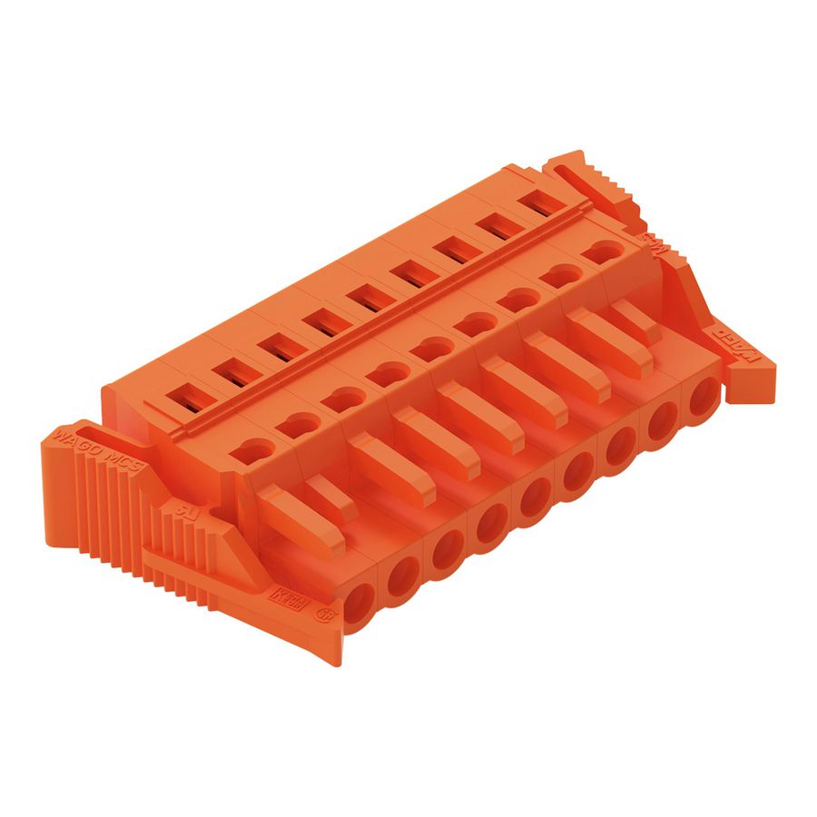 1-draads FE steker 2,5 mm² oranje 231-309/037-000 VVE=25