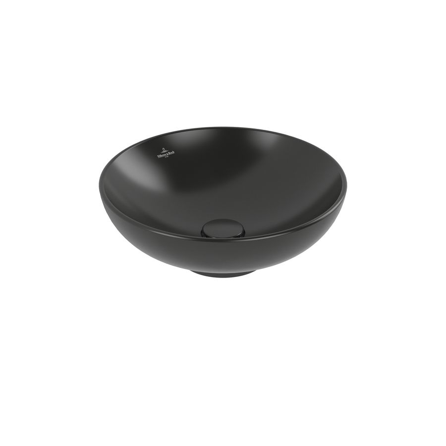 Opzetwastafel Loop Friends Pure Black CeramicPlus  4A4600R7