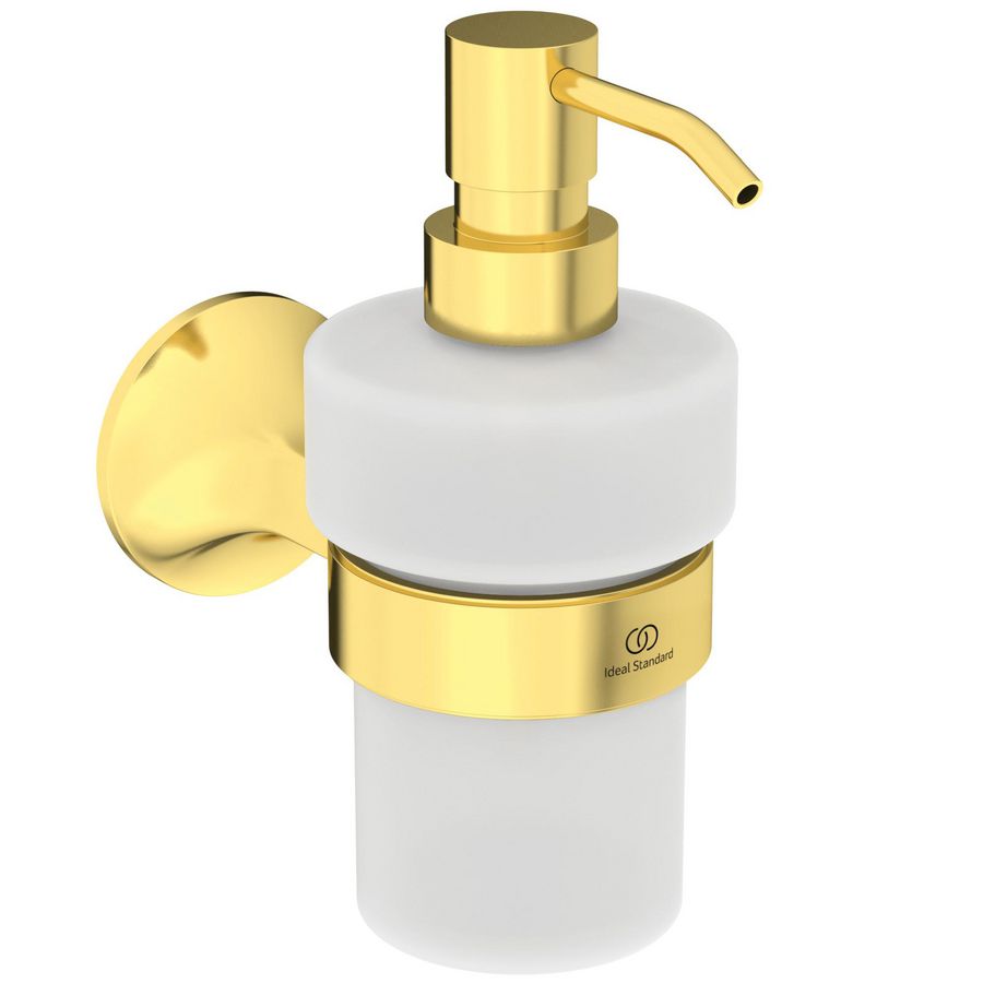 Zeep dispenser 75x160x164mm brushed gold La Dolce Vita