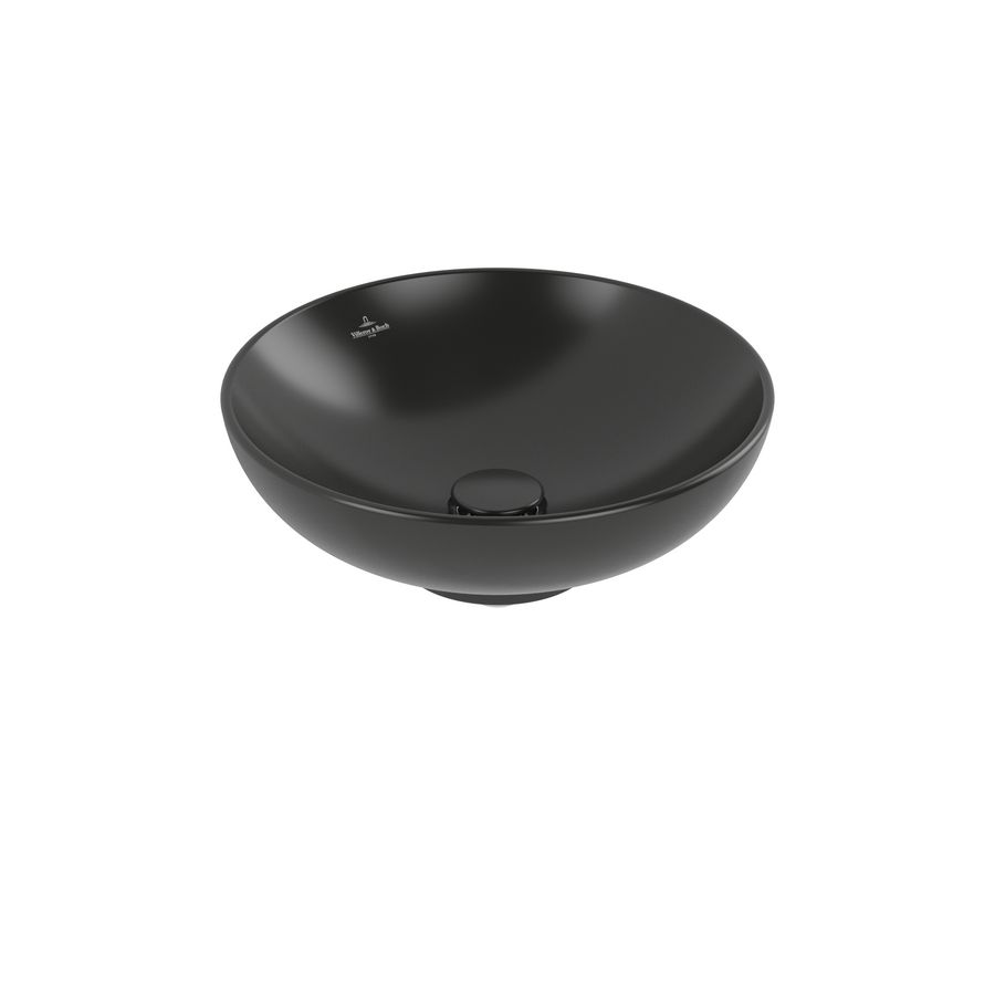 Opzetwastafel Loop Friends Pure Black CeramicPlus  4A4601R7