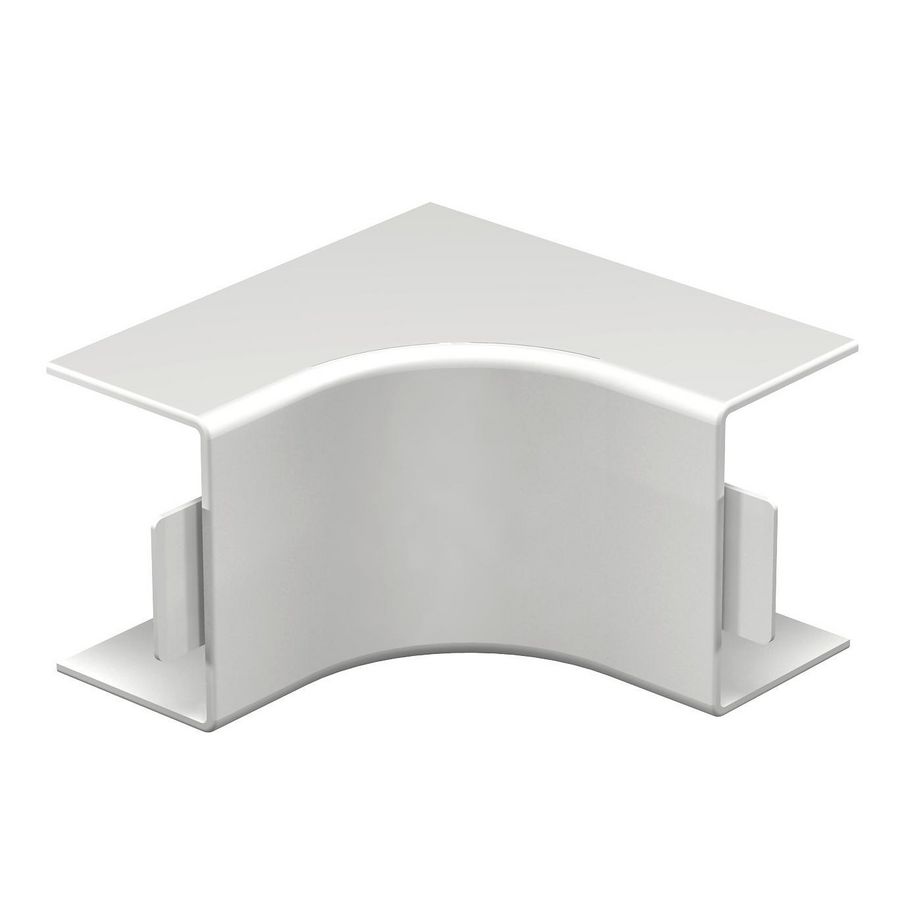 Binnenhoek 40x60mm polyvinylchlorid lichtgrijs VVE=2