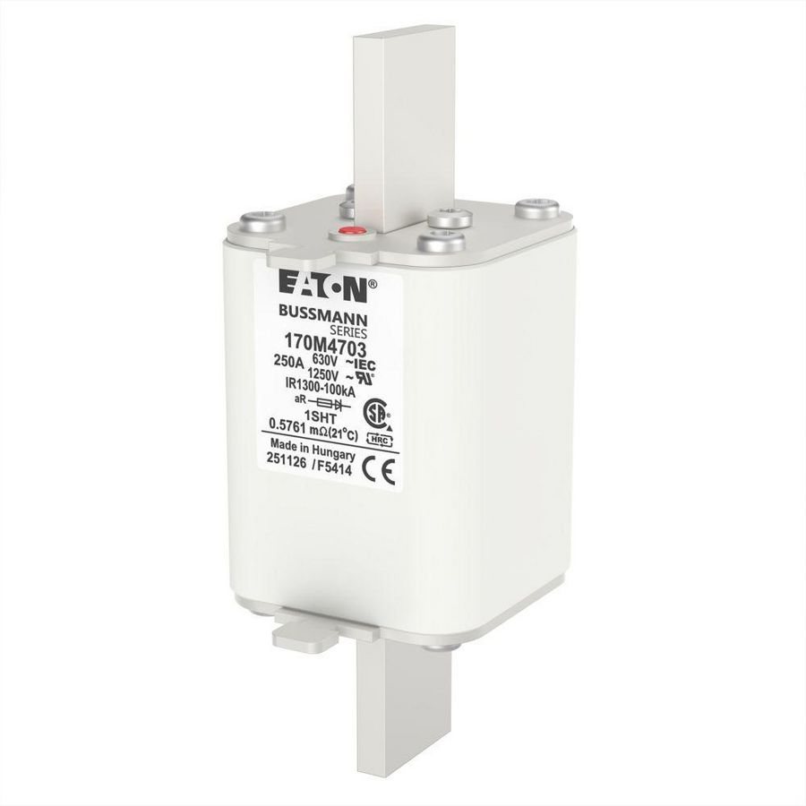 Zekering hoge snelheid 250A AC 1250V 100kA 1 53x63x1 VVE=3