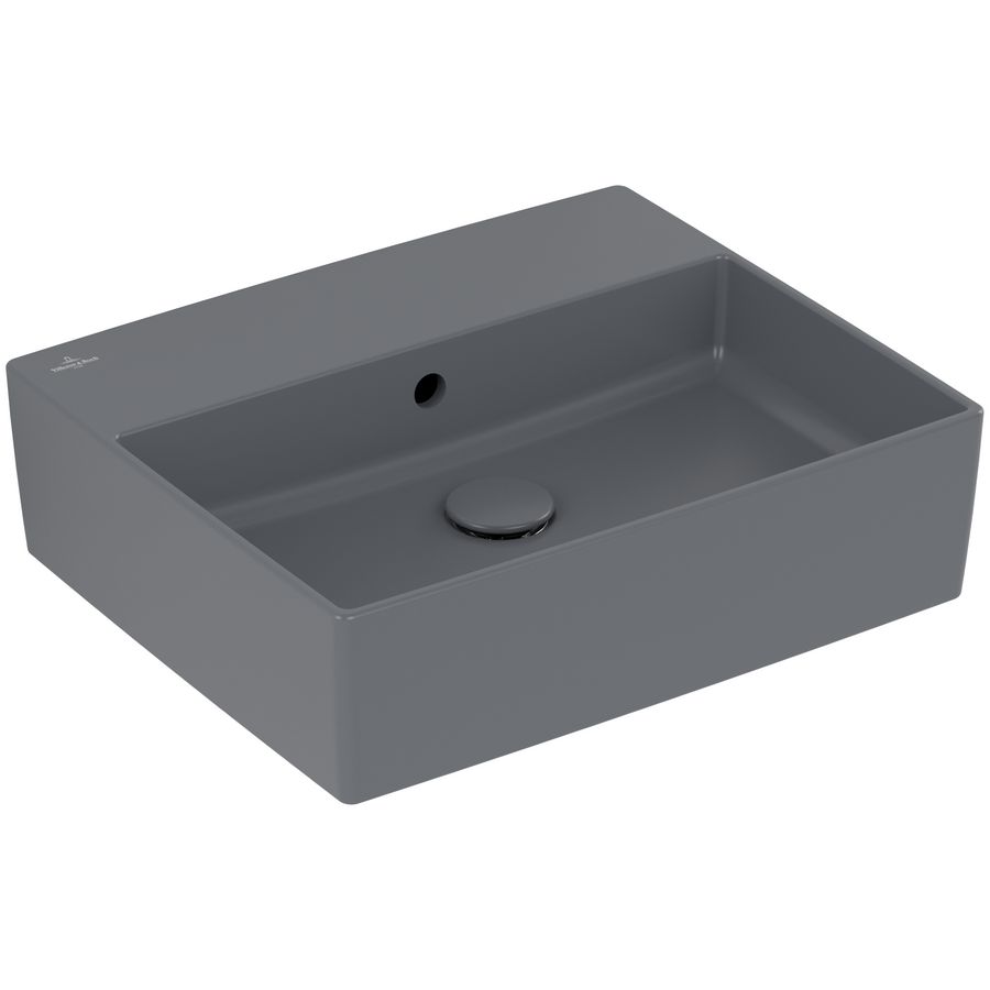 Opzetwastafel Memento 2.0 500x420mm Grafiet CeramicPlus  4A0752i4