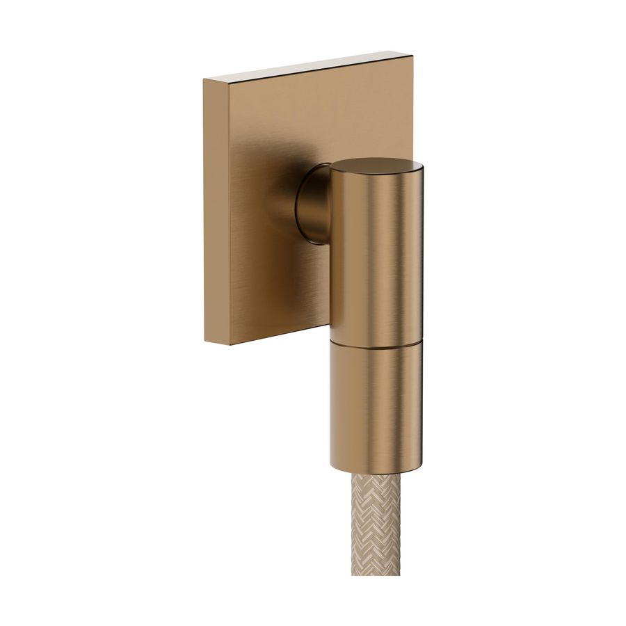 Muuraansluitbocht FixFit Fine E Brushed Bronze