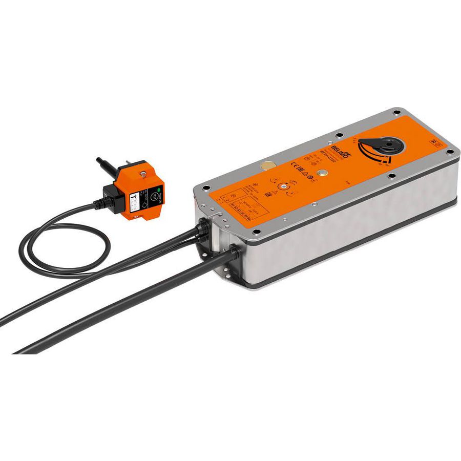 Brandklepaandrijving 20 Nm AC/DC 24V open/dicht 60s 2xEPU IP
