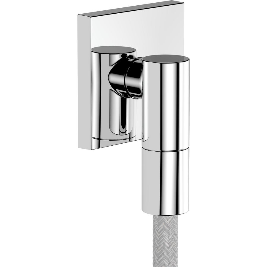 Muuraansluitbocht AXOR Wall outlet Fine square chroom