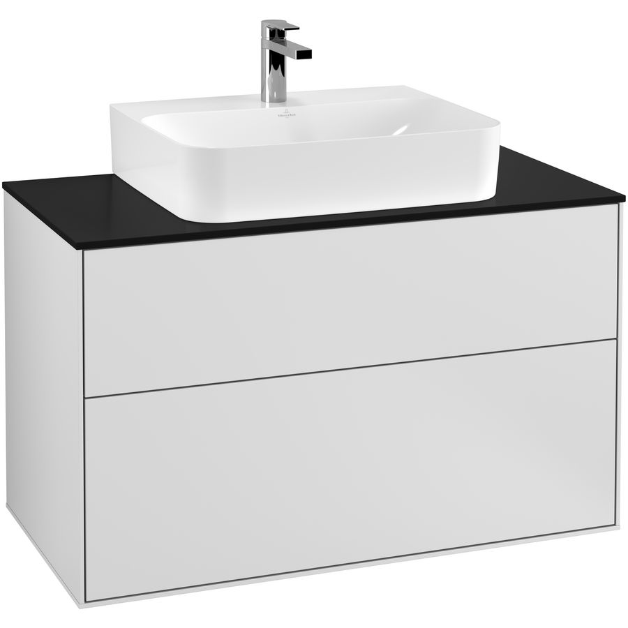 Wastafelonderkast Finion 1000x603x501mm White Matt Lacquer G10200MT
