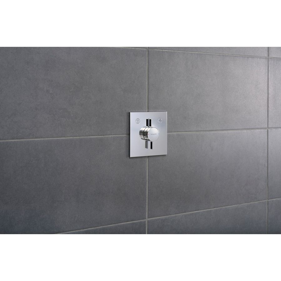 DuoTurn E afbouwdeel tbv inbouwkraan voor 2 functies chroom