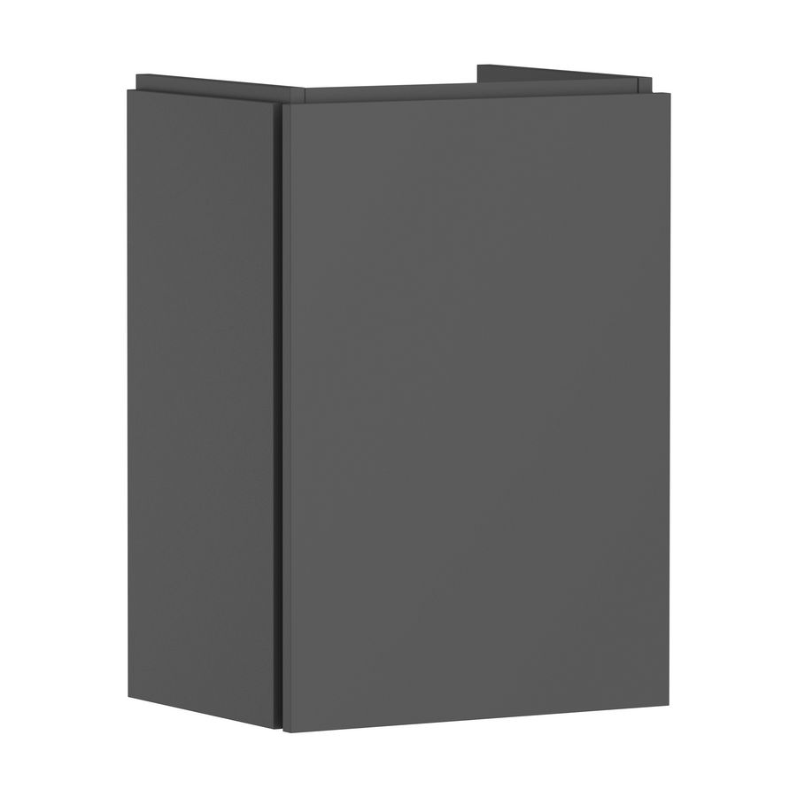 Badmeubel Xilesa E 430/330 fontein scharnier links Slate Matt Grey