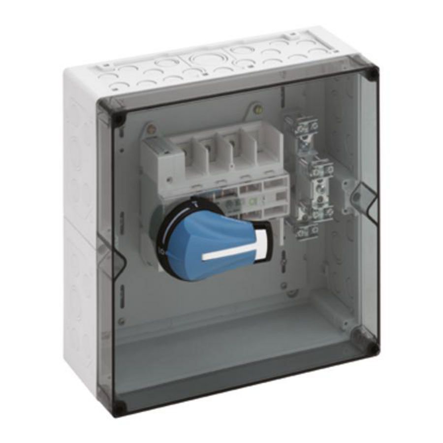 Patroonlastscheider behuizing vermogensautomaat IP54/IP65