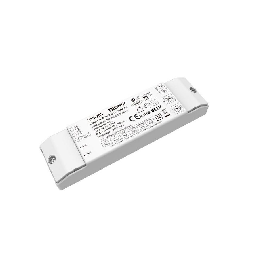 DALI master Zigbee/RF naar DALI opbouw