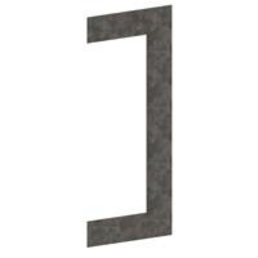 Flensplaat 170x63 zink