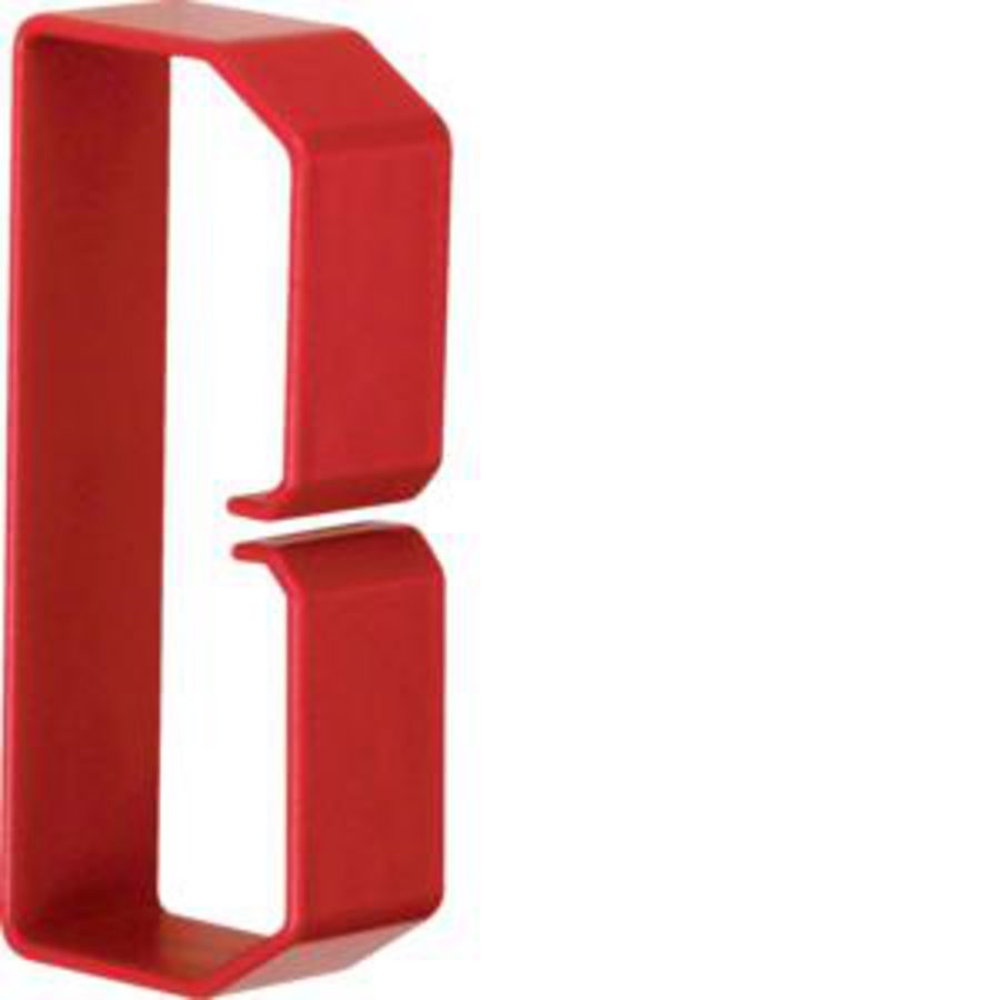 Draadhouder voor kanaal halogeenvrij 50x100mm HNG rood