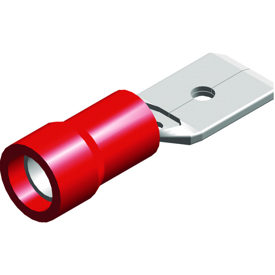 Doos a 100st. Vlaksteker rood 0,5-1,5mm2 4808