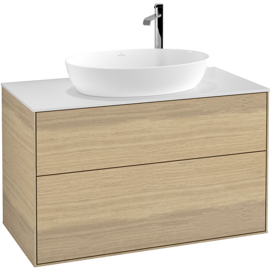 Wastafelonderkast Finion 1000x603x501mm Oak Veneer F88100PC