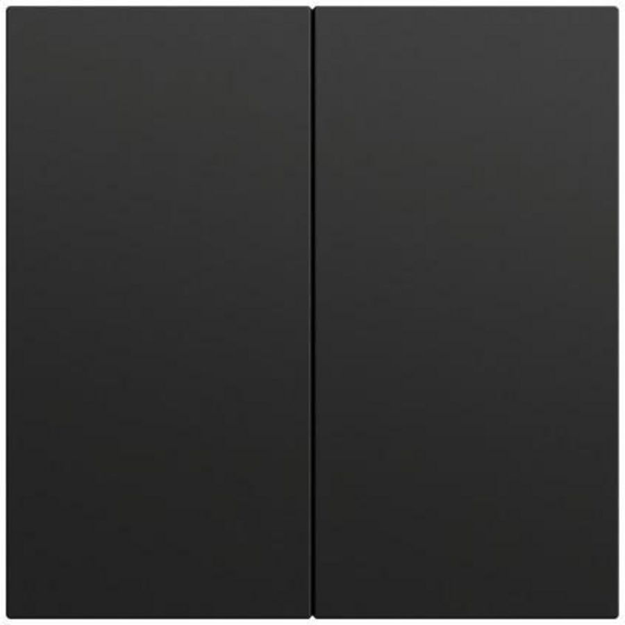 S3000 bedieningselement-opzetstuk 2-voudig System 70 zwart m(gel.)