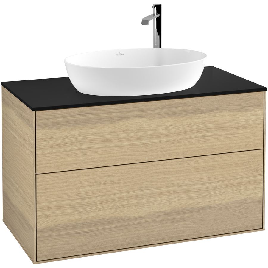 Wastafelonderkast Finion 1000x603x501mm Oak Veneer F88200PC
