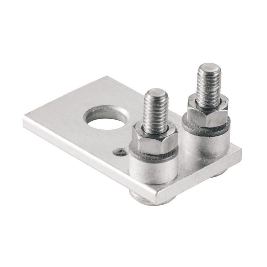 Busbar (terminal) zilver grijs h:48mm d:28.5mm Copper VVE=10