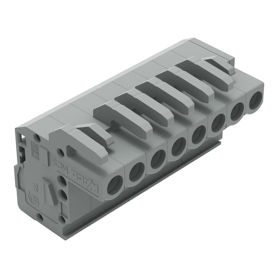 1-draads FE steker HA 2,5mm² grijs 232-108/026-000 VVE=50