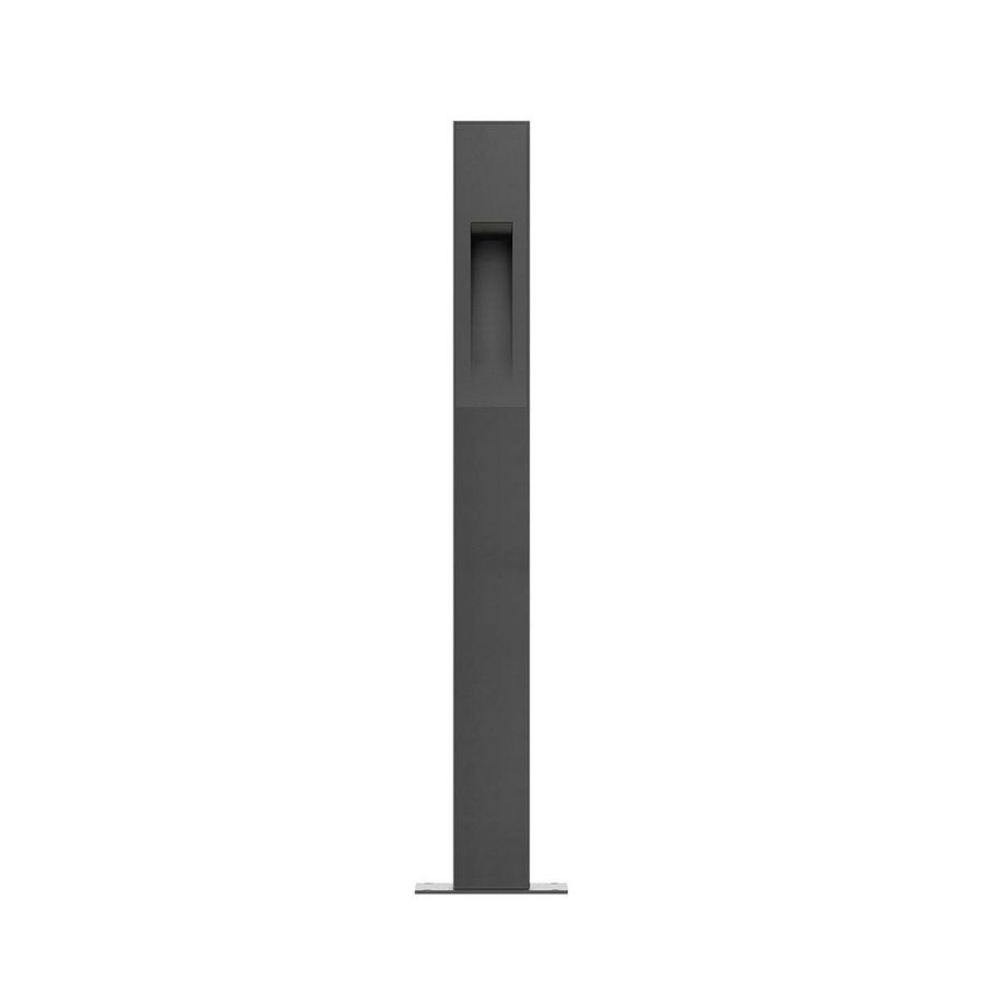 LED-Bollard 3000K 4W statisch asymm. extra verspeidende Opti