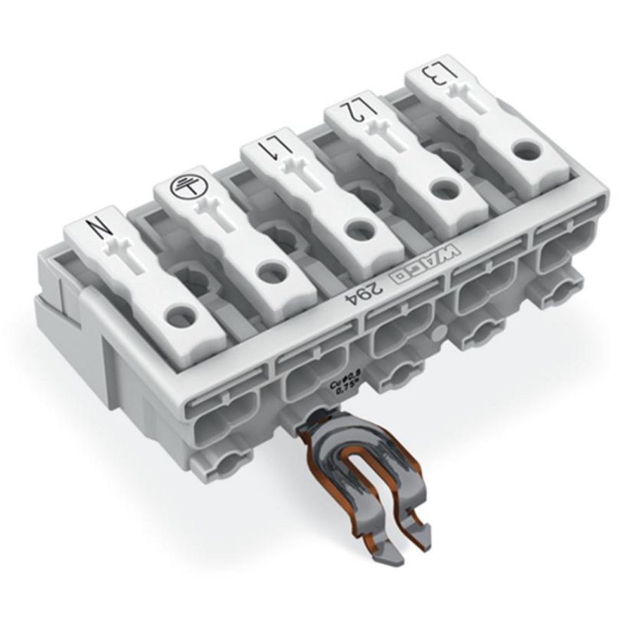 Kroonklem Drukknop extern HA PE-klikcontact 294-4315 VVE=250