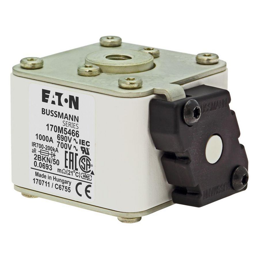 Zekering hoge snelheid 1000A AC 690V 200kA 2 aR IEC UL VVE=6