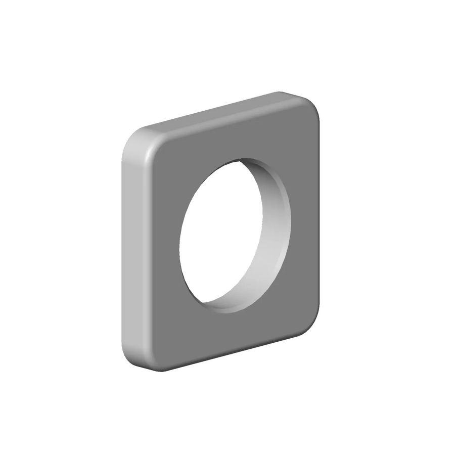 Rozet 63x63x9,5mm chr 092796019-00