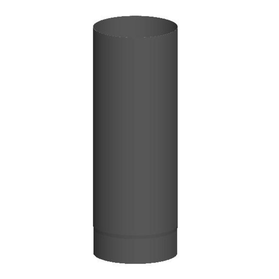 Pijp ø180mm 500mm donker antraciet