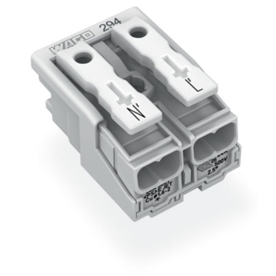 Kroonklem Drukknop extern z. PE-contact 294-5022 VVE=1000
