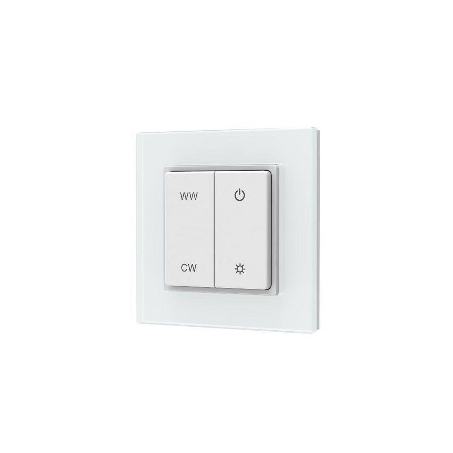Afstandsbediening RF TW 1 zone dimbare muurschakelaar wit
